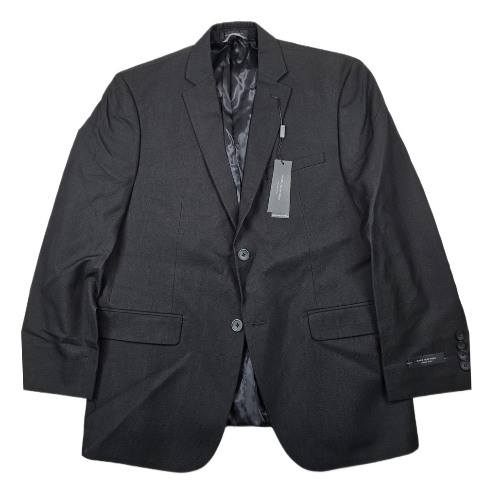 Marc New‎ York Suit Jacket Mens 40S 40 Black Blazer $375 NEW